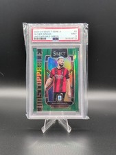 2023-24 Panini Select Serie A Unstoppable Green Prizm 4/5 Olivier Giroud PSA 9