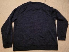 Shark By Greg Norman Men  s 2XL Long Sleeve Pullover Golf Sweatshirt Black