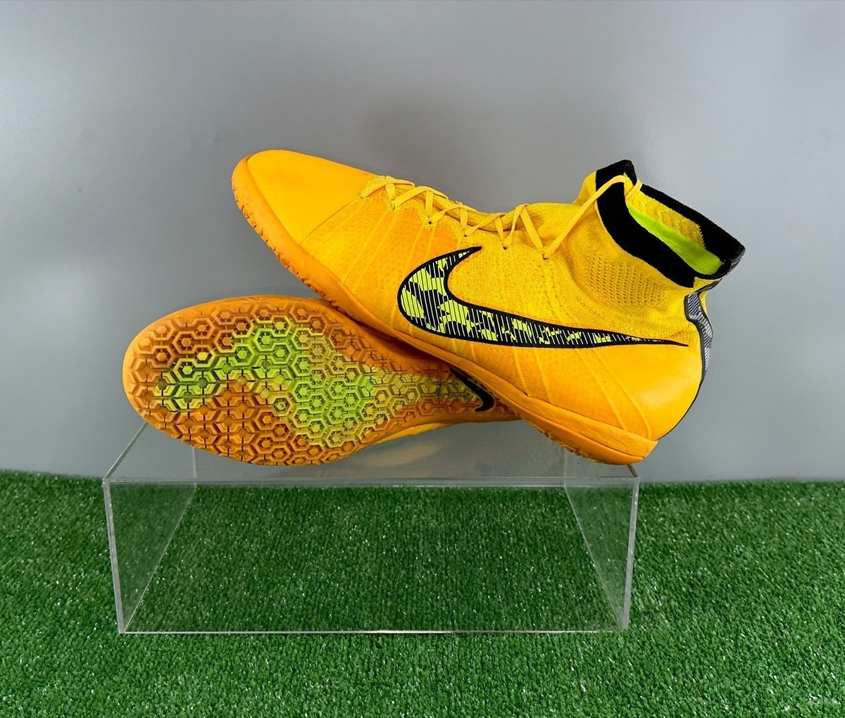 Nike Mercurial Elastico Superfly IC 641597-800 Orange boots  Cleats