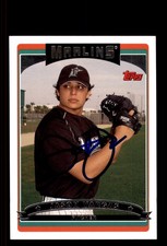Signed Baseball Card Auto Jason Vargas 2006 Topps #397 Florida Marlins