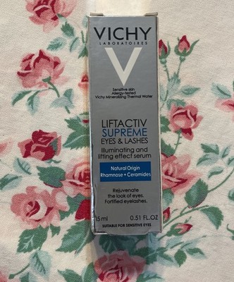 VICHY Liftactiv Supreme Eyes&Lashes Serum Natural 0.51oz NRS Read Dated
