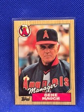 1987 topps TIFFANY GENE MAUCH 