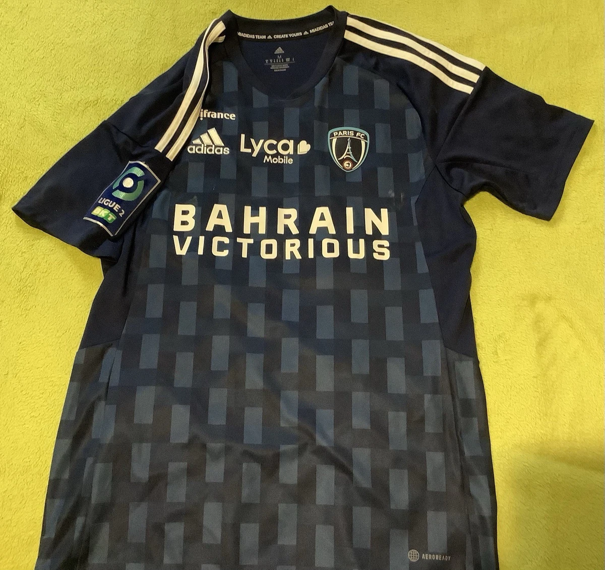 Maillot ancien Porté N°11 P.C.F.C Perpingnan année 90 Division2