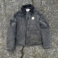 Vintage Carhartt JQ185 Black Arctic jacket size medium/small . Made in USA