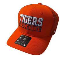 Clemson Tigers Nike Orange Rise Cap Adjustable Snapback Trucker Hat - Size M/L