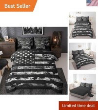 Twin Size 7-Piece Camouflage Bedding Set with Comforter, Sheets Pillowcases