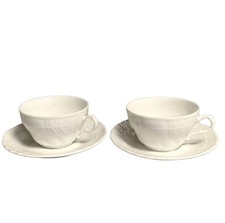 Set 2 tazze e piattini da tè