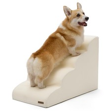 Dog Stairs for Small Dogs Pet Steps Ramp for High Bed and Couch with CertiPUR...