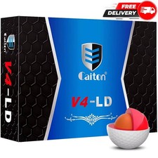 Pro Golf Balls 4 Layer Distance Control Tournament Performance 6 Pack