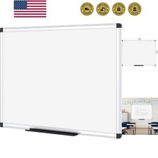 Magnetic Dry Erase Board, 36 X 24 Inches, Silver Aluminium Frame