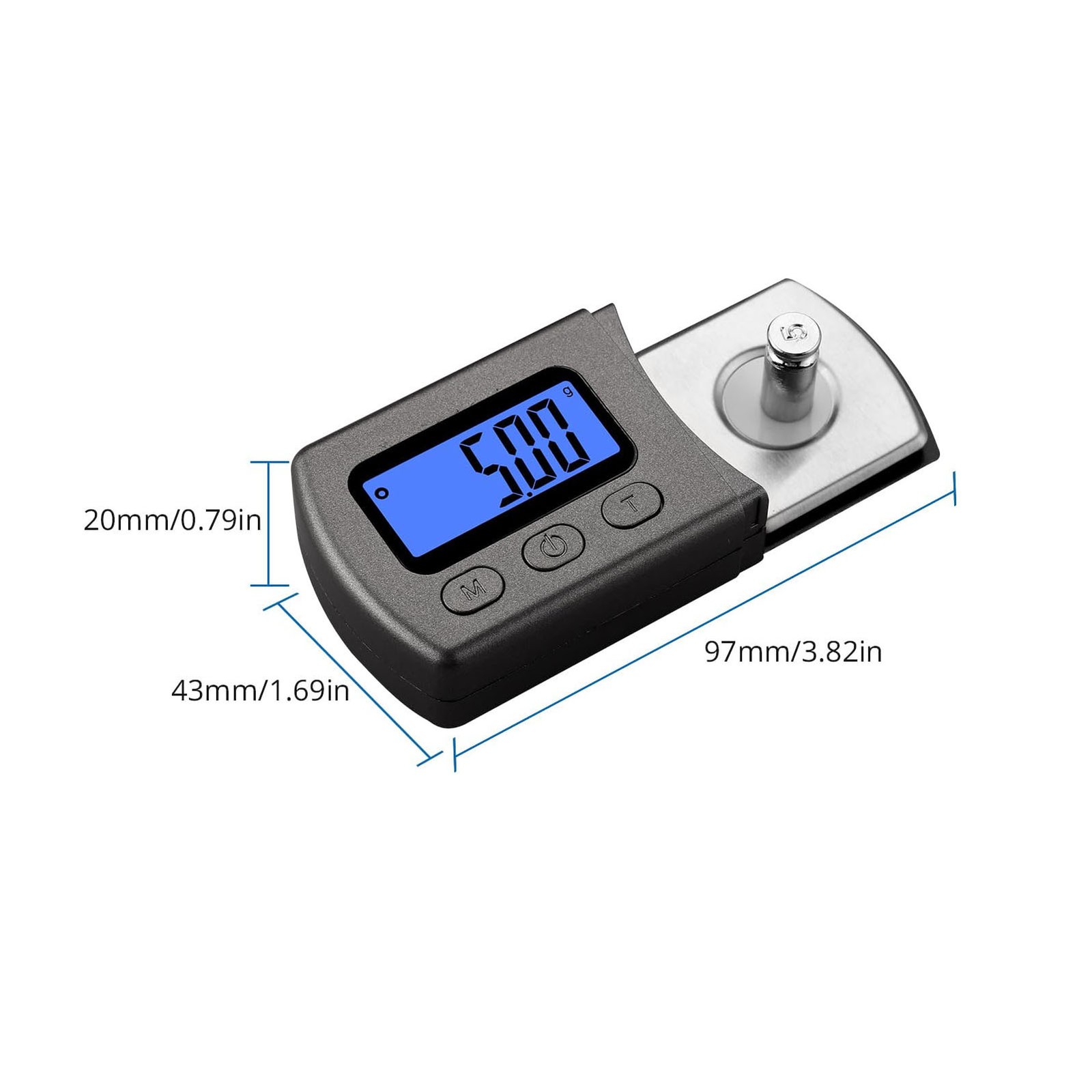 Turntable Stylus Force Gauge Scale High Accuracy Digital Stylus Pressure Gaug