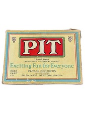 Vintage 1919 Parker Brothers PIT Bull and Bear Edition Card Game - 100 COMPLETE