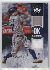 2018 Panini Diamond Kings DK Materials Holo Silver 18/49 Jose Altuve 04br