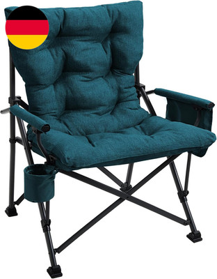 EVER ADVANCED Campingstuhl Faltbar 230KG Belastbar XL Klappstuhl 62Cm Sitzbreit 