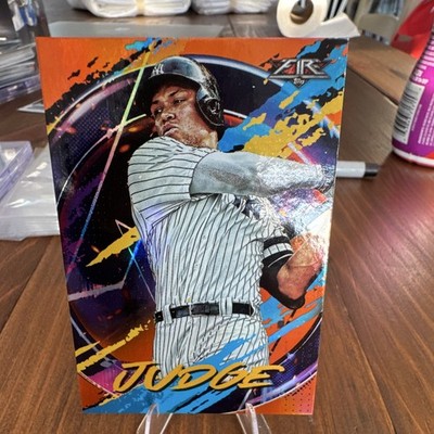 Topps 2020 Topps Fire Aaron Judge Yankees #33 Orange Parallel 080/299