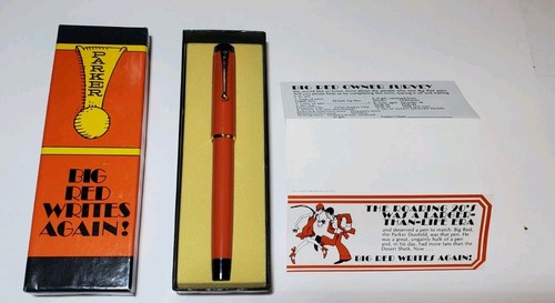 Parker Big Red Writes Again Ball Pen Orange Box Insert