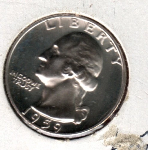 USA QUARTER DOLLAR 1959 PROOF