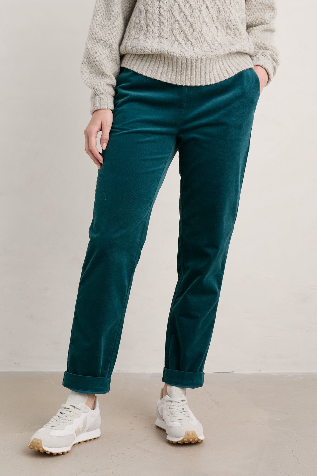 Seasalt Women's Trousers teal Crackington Trousers Petite Loch eBay