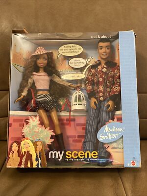 MY SCENE Barbie OUT ABOUT Madison Sutton Gift Set NEW BOX WEAR