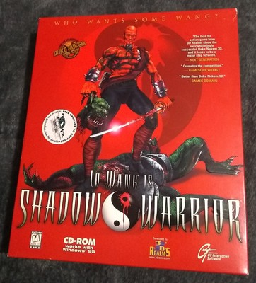 Lo Wang is SHADOW WARRIOR (PC, 1997) Big Box NEW Sealed
