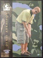 2002 - 2003 ITG Be A Player Denis Arkhipov Signature Series Golf #GS-31 Hockey 