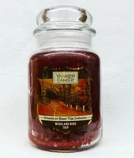 1 Yankee Candle WOODLAND ROAD TRIP Large 1-Wick Classic Jar Candle 22 oz