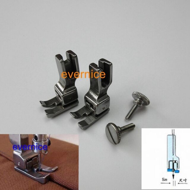 2 RIGHT SIDE EDGE GUIDE COMPENSATING FOOT for SINGER BROTHER CONSEW JUKI 2 RIGHT SIDE EDGE GUIDE COMPENSATING FOOT for SINGER BROTHER CONSEW JUKI