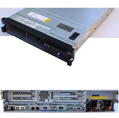 IBM x3650 M3 2U SERVER 2xINTEL E5630 2.53 GHz 16GB RAM  RAID M5014 SAS SATA SN75