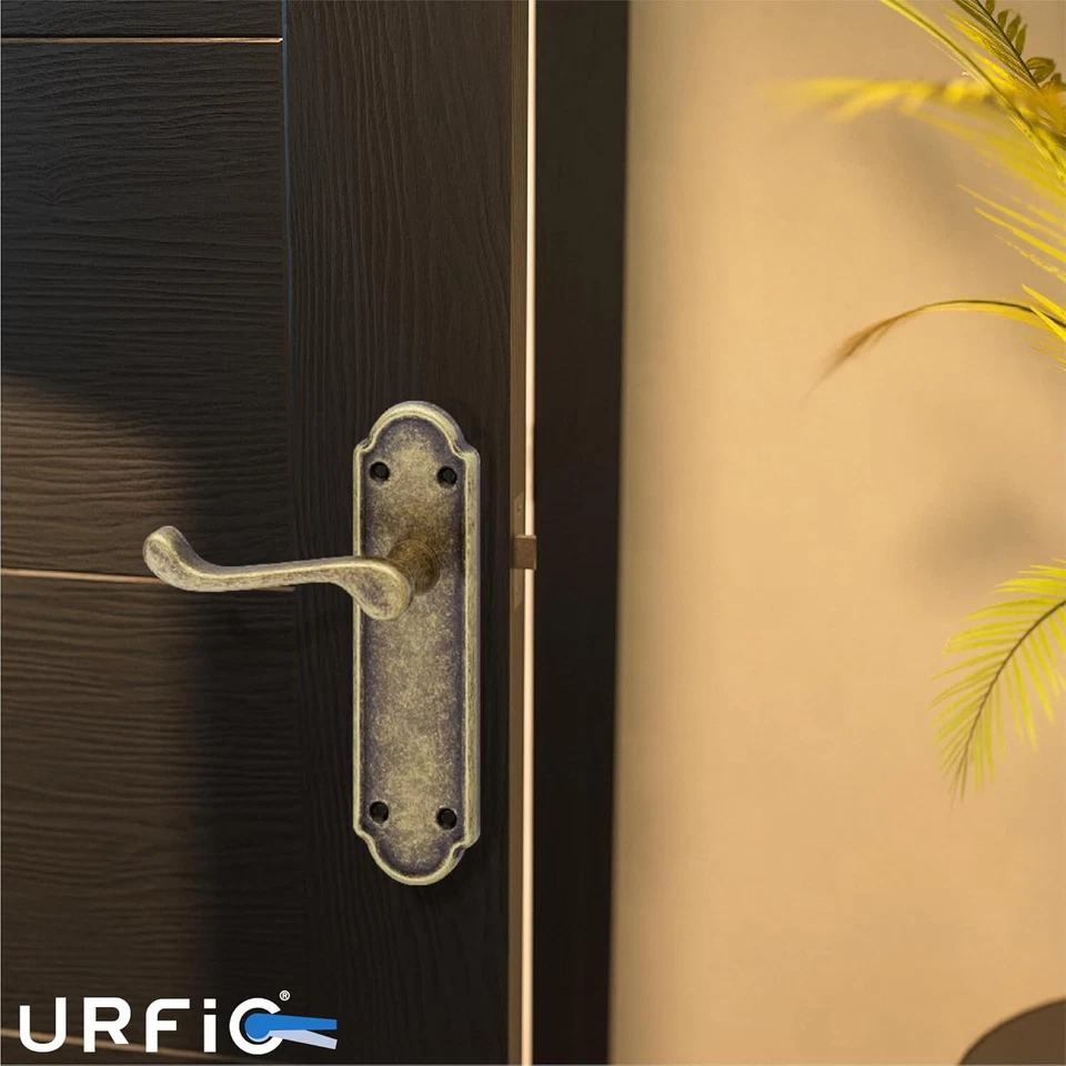 10X Urfic Ashworth Latch Door Handles in Antique Effect Copper RRP £39.99. BNIB. - Image 4 of 4