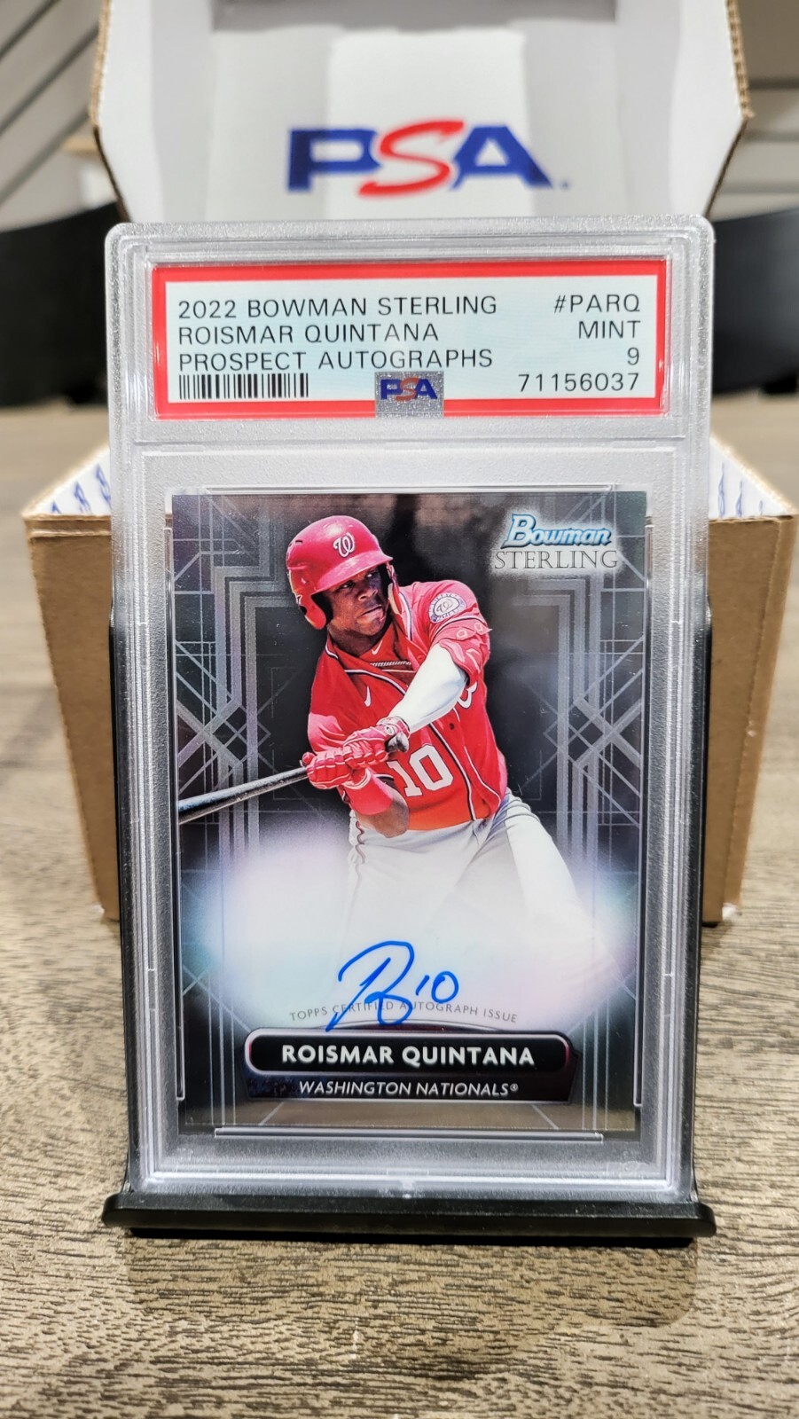 2022 Bowman Sterling - Prospect Autographs Roismar Quintana #PA-RQ (AU, RC)