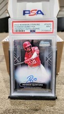 2022 Bowman Sterling Roismar Quintana #PA-RQ Auto PSA 9 Prospect Nationals POP 4