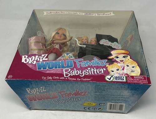Bratz World Familiez Cloe BABYSITTER * SUPER RARE * NRFB * Twins * WOW! - Picture 7 of 8