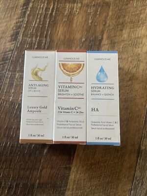 Luminous ME Anti-Aging Serum 1 oz. Lift + Revive  3-Pack EXPIRES 11/23