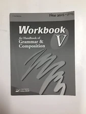 A Beka Book Workbook V for Handbook of Grammar & Composition Test/Quiz Key