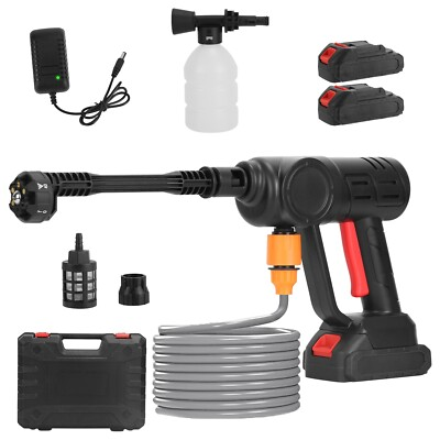#ad 6 in 1 Nozzle Portable Battery Power Washer Handheld Portable High Pressure $37.86