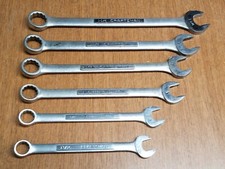 Craftsman Large Combination Wrench Set 12 Point - 6 Piece Lot Craftsman Large Combination Wrench Set 12 Point - 6 Piece Lot