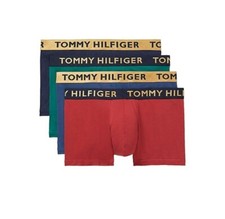 NWT Tommy Hilfiger. Sz Men' 4 of Pack. Cotton Stretch Trunk Multi 45.00 M L XL