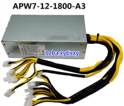 For Antminer Z15 4GE 8-Card Platform Power Supply APW7-12-1800-A3 1800W APW7