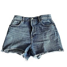 Pacsun Denim Shorts Teens Womens Size 30 High Rise Icon Blue