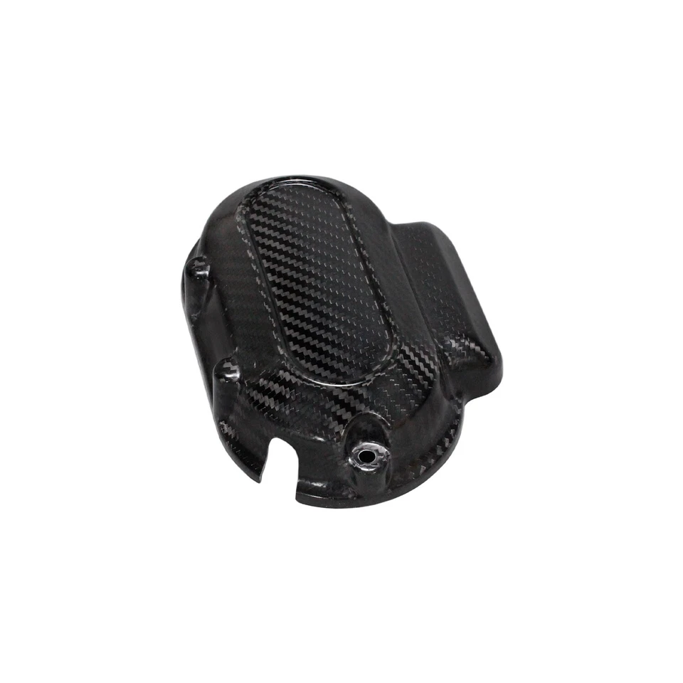 Cubierta de embellecedor de transmisión de embrague 100 % fibra de carbono para Harley Touring FL 2017-2023 Foto 4 de 4