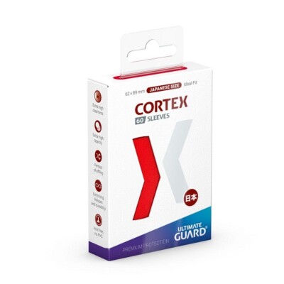 Ultimate Guard Cortex Sleeves Japanische Größe Rot (60 Hüllen) - NEU & OVP!