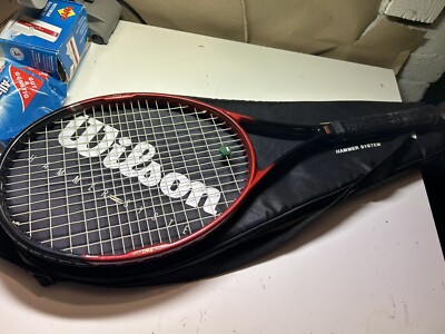 9*9様 Wilson HAMMER5.5 95 sq in Stretch 4 Wilson Hammer 5.9 Tapered Head Tennis Racket With Bag | eBay.de