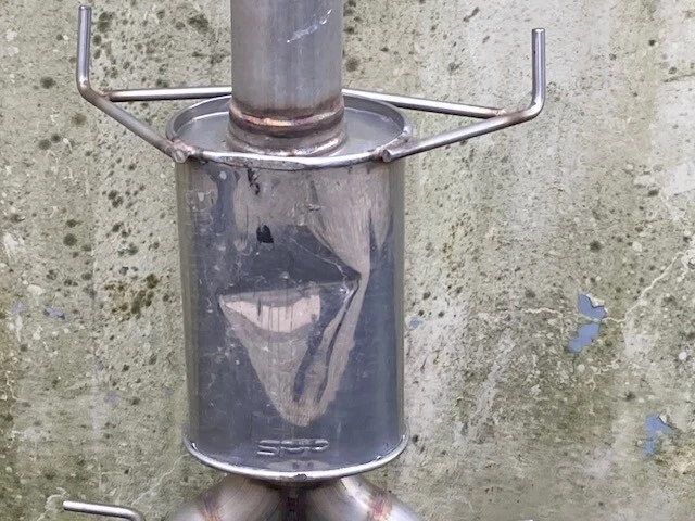 17-20 Honda Civic SI Coupe 1.5L Rear 3" Street Catback Exhaust Centered Mufflers - Image 4 of 4