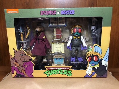 NECA Teenage Mutant Ninja Turtles Splinter VS Baxter Target Exclusive TMNT