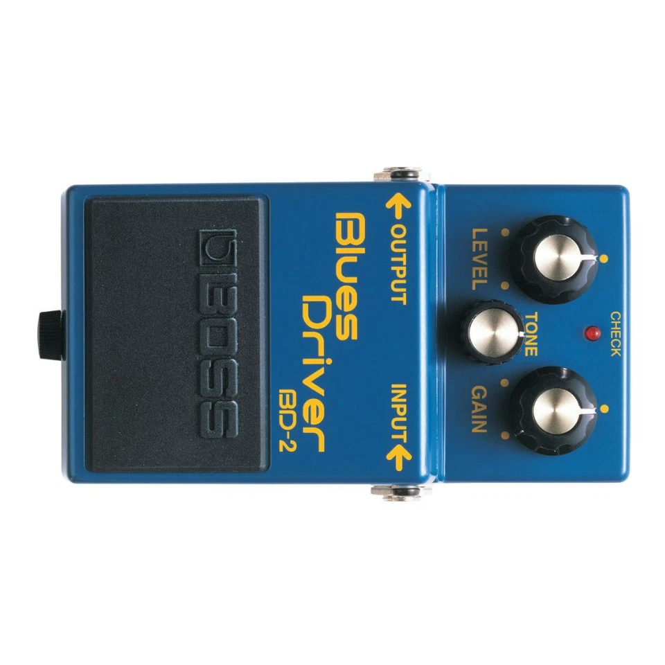Pedal de efectos para guitarra BOSS BD-2 Blues Driver con perilla de tono de nivel y perilla de ganancia Foto 2 de 4