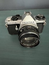 Pentax ME Super 35mm Film Manual SLR Camera With Pentax-M 1.2 50mm Lens