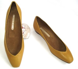mustard yellow ballet flats