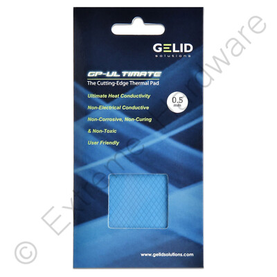 Gelid Solutions GP-Ultimate Wärmeleitpad 90 x 50 x 0,5 mm 15 W/mK TP-GP04-A