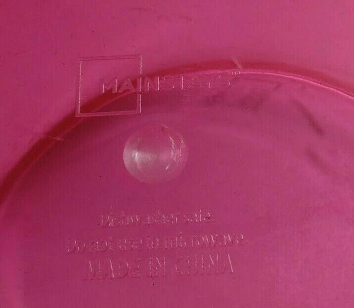 Bandeja perforadora grande de plástico rosa transparente para fiesta de baby shower niña Foto 3 de 3