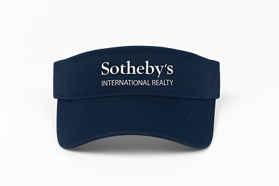NWT 100% Authentic Sotheby's International Realty Client Gift Visor / Cap Navy